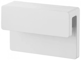 Βάση Στήριξης Τοίχου Οδοντόβουρτσας Tower YMZK1495 9x2,8x6cm White Yamazaki Σιλικόνη,Pu