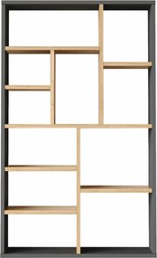 Βιβλιοθήκη Φυσικό / Ανθρακί FIMI 75x22x123.6