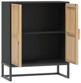 vidaXL Συρταριέρα Μαύρη 60 x 30 x 75 εκ. από Επεξεργασμένο Ξύλο