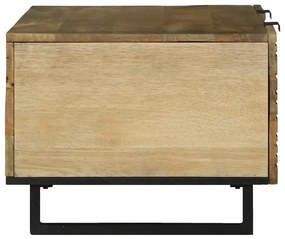 vidaXL Τραπεζάκι σαλονιού Καφέ και Μαύρο 100 x 54 x 40 εκ