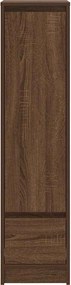 vidaXL Ντουλάπι Καφέ Δρυς 29,5x34x119,5 εκ. Επεξεργασμένο Ξύλο