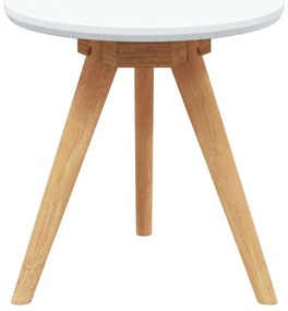 vidaXL Τραπεζάκι σαλονιού Καφέ 50 x 50 x 46 εκ Μασίφ ξύλο καρυδιάς
