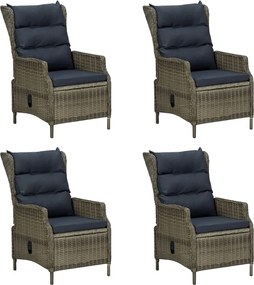 vidaXL Σετ Τραπεζαρίας Κήπου 7 Τεμαχίων Καφέ