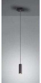 Κρεμαστό Φωτιστικό Οροφής Σποτ 1xGU10 Φ12cm Marley Trio Lighting-312400132-Μαύρο 312400132