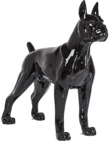 Διακοσμητικός Σκύλος Toto XL Μαύρος Ακρυλικό 190x76x180 εκ. - Μαύρο
