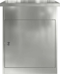 vidaXL Θυρίδα Πακέτων Μαύρο 47,5 x 38 x 59 εκ. Επικαλυμμένος Χάλυβας