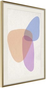 Αφίσα - Pastel Sets II - 20x30 - Χρυσό - Με πασπαρτού