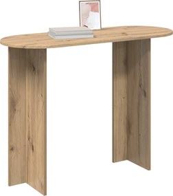 vidaXL Τραπέζι κονσόλας Artisan Δρυς 100 x 39,5 x 75 εκ