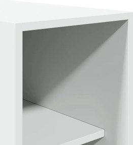vidaXL Ντουλάπα Λευκή 30x50x200 εκ. από Επεξεργασμένο Ξύλο