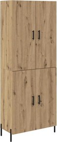 vidaXL Highboard Artisan Oak 69,5 x 34 x 180 εκ. Επεξεργασμένο ξύλο