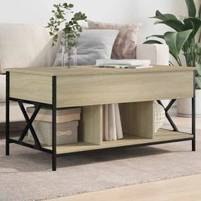 vidaXL Τραπεζάκι Σαλονιού Sonoma Δρυς 100x55x50 εκ. Επεξεργασμένο Ξύλο