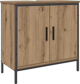 vidaXL Ντουλάπι Νιπτήρα Αρτισιανή Δρυς 60x30x60 εκ. Επεξ. Ξύλο
