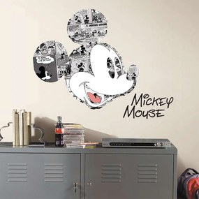 Αυτοκόλλητα Τοίχου RΜΚ2860 "Mickey Mouse Graphic" 28x57,51x6,5,63x70,64,5x63cm Grey Roommates