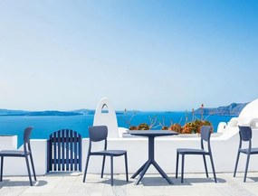Καρέκλα Πολυπροπυλενίου Lucy Dark Grey 45Χ53Χ82εκ.