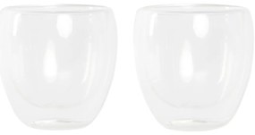 Σετ ποτηριών DKD Home Decor Διαφανές Κρυστάλλινο Βοροπυριτικό γυαλί 250 ml