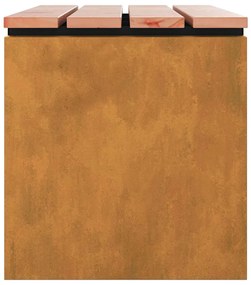 vidaXL Παγκάκι κήπου Σκ rusty 80 x 40 x 43 εκ