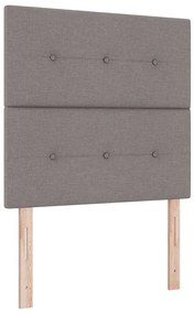 vidaXL Κεφαλάρι με κεφαλάρι Taupe 100 cm ύφασμα