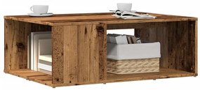 Τραπεζάκι σαλονιού παλιό ξύλο 90x67x33 cm Ξύλο μηχανής 856552