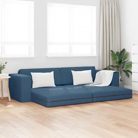 vidaXL Καναπές Κρεβάτι 2 σε 1 Μπλε 245x150x60.5 cm Υφάσματος