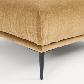 Υποπόδιο XL από λινό βελούδο, OSCAR