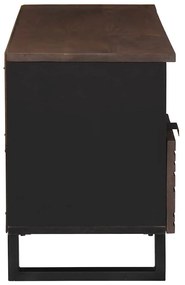 vidaXL Κάβα Τηλεόρασης Καφέ 100 x 33 x 46 εκ Μασίφ ξύλο μάνγκο