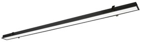 Γραμμικό Φωτιστικό Χωνευτό Viokef Station Ultra 3911-04282-3-B-D3 L2820 3000K Dimmable Μαύρο Ματ