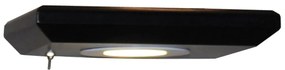 Φωτιστικό Τοίχου - Απλίκα HL-3596 1S 77-4162 Rowan Black Homelighting Μέταλλο,Ξύλο