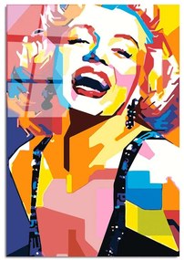 Πίνακας Γυάλινος 123BZM2294 70x100cm Multi Wallity Κάθετοι Glass