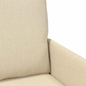 vidaXL Καναπέδες με μαξιλάρι 110cm Κρεμ Κόντρα πλακέ