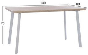 ΣΕΤ ΤΡΑΠΕΖΑΡΙΑΣ 5ΤΜΧ OFIRA HM10634 MDF TOP ΣΕ SONAMA--ΛΕΥΚΕΣ ΚΑΡΕΚΛΕΣ