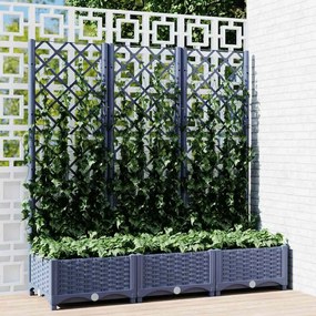 vidaXL Κήπος Μπλε Γκρι 120 x 40 x 121,5 cm