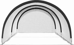 vidaXL Μπέιζμπολ &amp; Σόφτμπολ Μαύρο 702 x 369,5 x 243,5 εκ. Πολυεστέρας