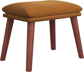 vidaXL Υποπόδιο Καφέ 45x29,5x35 εκ. Βελούδινο