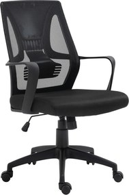 BF2960 Πολυθρόνα Γραφείου Mesh Μαύρο   1τμχ