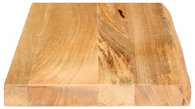 vidaXL Επιφάνεια Τραπεζιού 60x20x2,5 εκ. Live Edge Μασίφ Ξύλο Μάνγκο