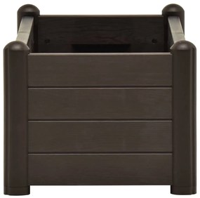 vidaXL Ζαρντινιέρα Υπερυψωμένη Μόκα 100 x 43 x 35 εκ. Πολυπροπυλένιο