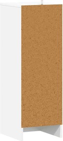 vidaXL Παπουτσοθήκη Λευκή 32 x 35 x 92 εκ. από Επεξ. Ξύλο