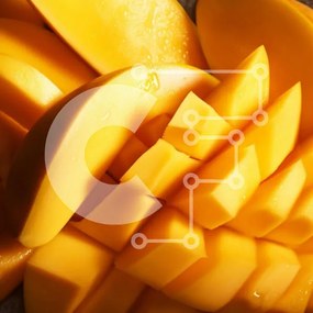 Σετ των 2 Intra Συλλεκτικό Ξύλινο Παζλ Plywood  4mm - Φρεσκοκομμένα μάνγκο Σε Ξύλινο Κουτί - Διαστάσεις: 10x10 cm – 25 κομμάτια