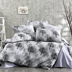 Σεντόνια Υπέρδιπλα (Σετ 240x270) Dimcol Forest 312 Grey