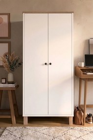 Ντουλάπι Λευκό / Δρυς IBRI 61x33x133.6