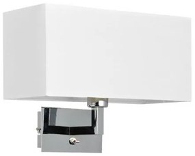 Απλίκα Φωτιστικό Τοίχου TITCHIANO E27 Υφασμάτινο ACA-V29232WWC-Λευκό V29232WWC