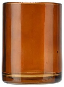 Estia Ποτηράκι Μπάνιου Amber Γυάλινο 7x7x10cm Μελί 02-25762