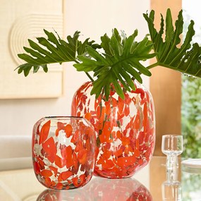 Βάζο από φυσητό γυαλί Υ23 εκ., Seventi