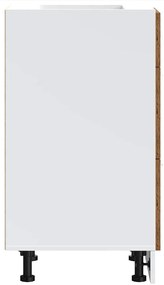 Κάτω ντουλάπι Παλιό ξύλο 40x46x81,5 cm Κατασκευασμένο ξύλο - Καφέ