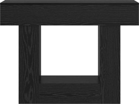 vidaXL Μαύρη Δρυς 101 x 30 x 74 εκ