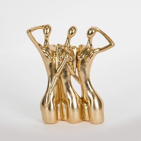 Διακοσμητική Φιγούρα Γυναίκές 752-27079 16,5x5,5x19cm Gold Estheti Home Polyresin