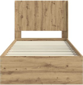 vidaXL Καλάθι με αποθήκη και κεφαλάρι Artisan Δρυς 100 x 200 cm