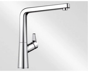 Blanco Avona Chrome Μπαταρία Κουζίνας με Περιστρεφόμενο Ρουξούνι
