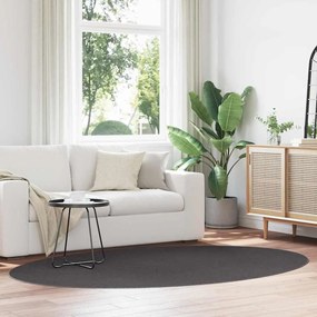 vidaXL Χαλιά χώρου Ωοειδής HUARTE Ανθρακί 160 x 230 cm