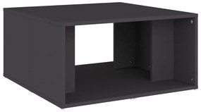 vidaXL Τραπεζάκια Σαλονιού 4 τεμ. Γκρι 33 x 33 x 33 εκ. Επεξ. Ξύλο